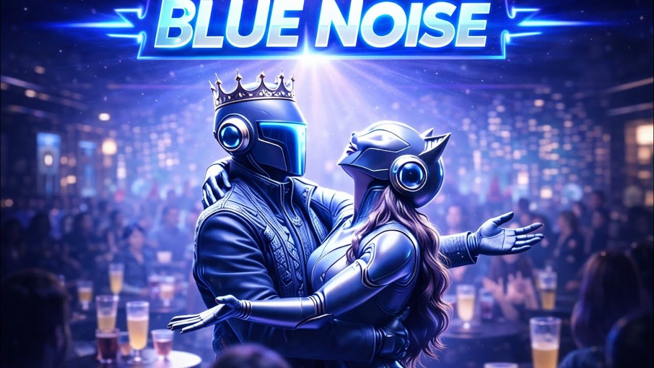 🔵 Blue Noise — KingZeta ft Nyxa | Official Video | Electronic Music Futuristic Chill |