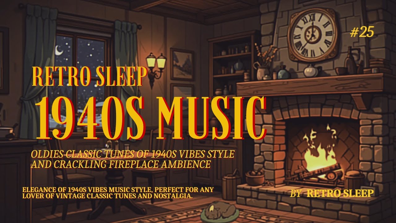 Oldies Classic Tunes 1940s Playing in Another Room in Warm Kitchen | Classic Music | #25