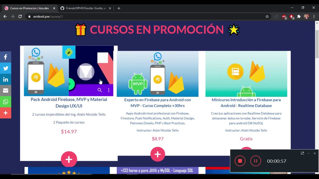 🌟 WEB SCRAPING DE CURSOS DE ITOO  CON PHP Y MYSQL + goutte (Facil + codigo fuente)  2021🌟