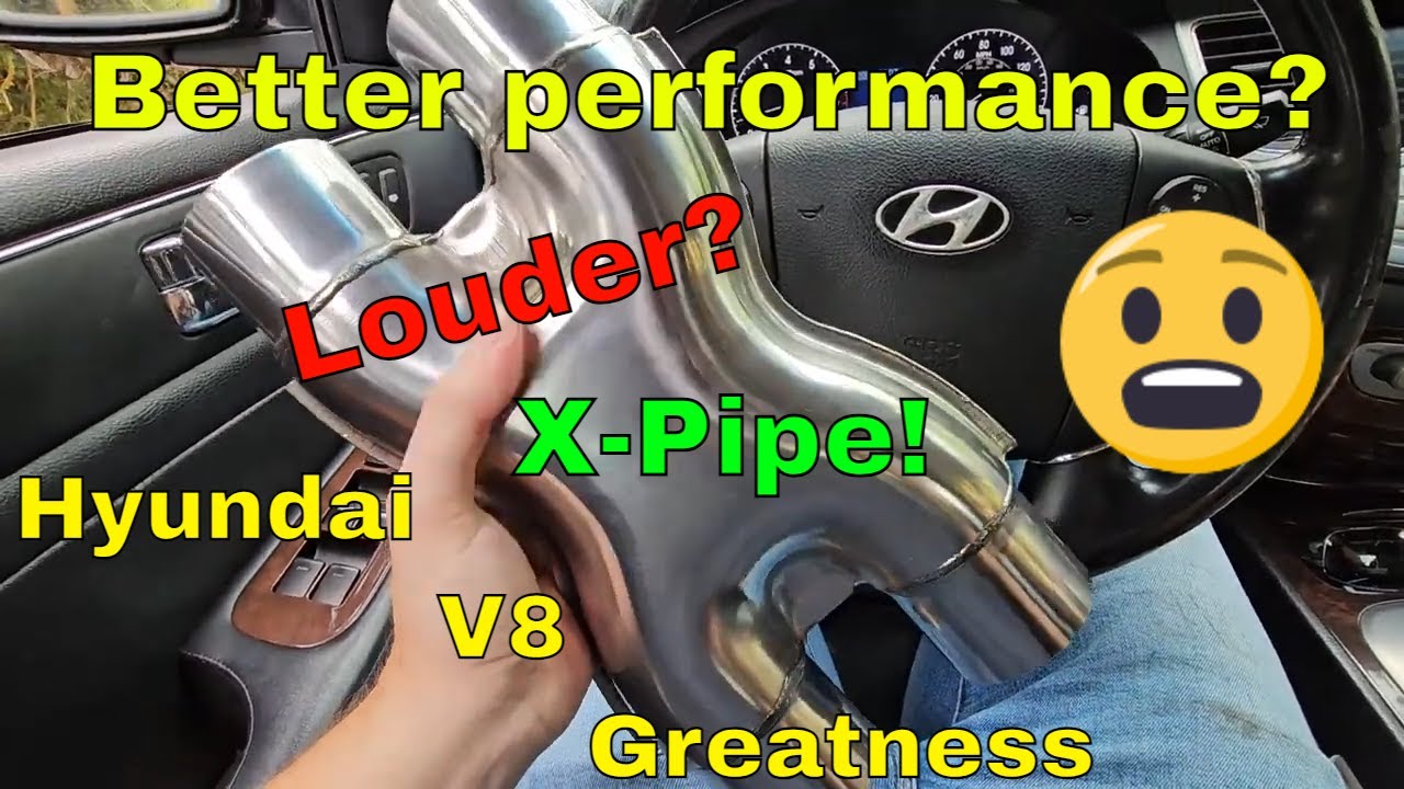 Unleashing The Power With A Brand New X-pipe! - V8 Genesis Sedan