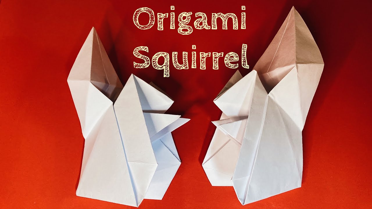 Easy Origami Squirrel