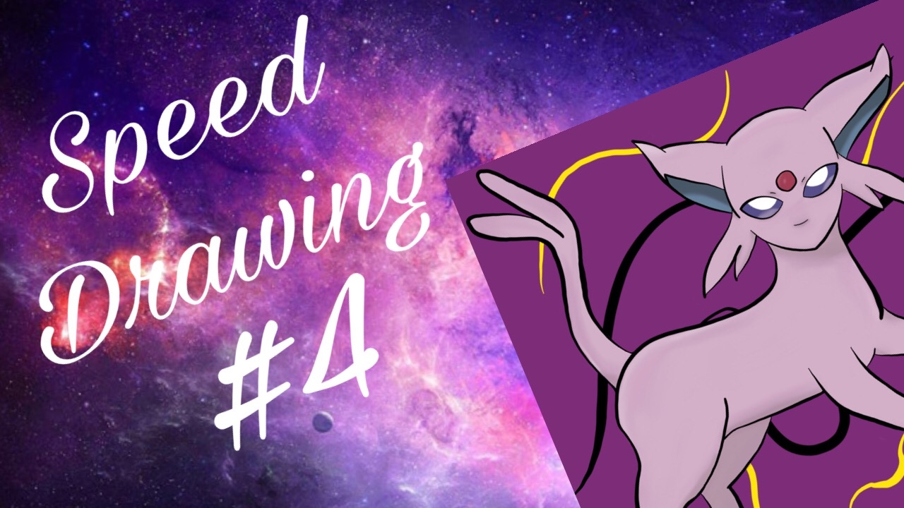 Speeding Drawing: #4 Espeon