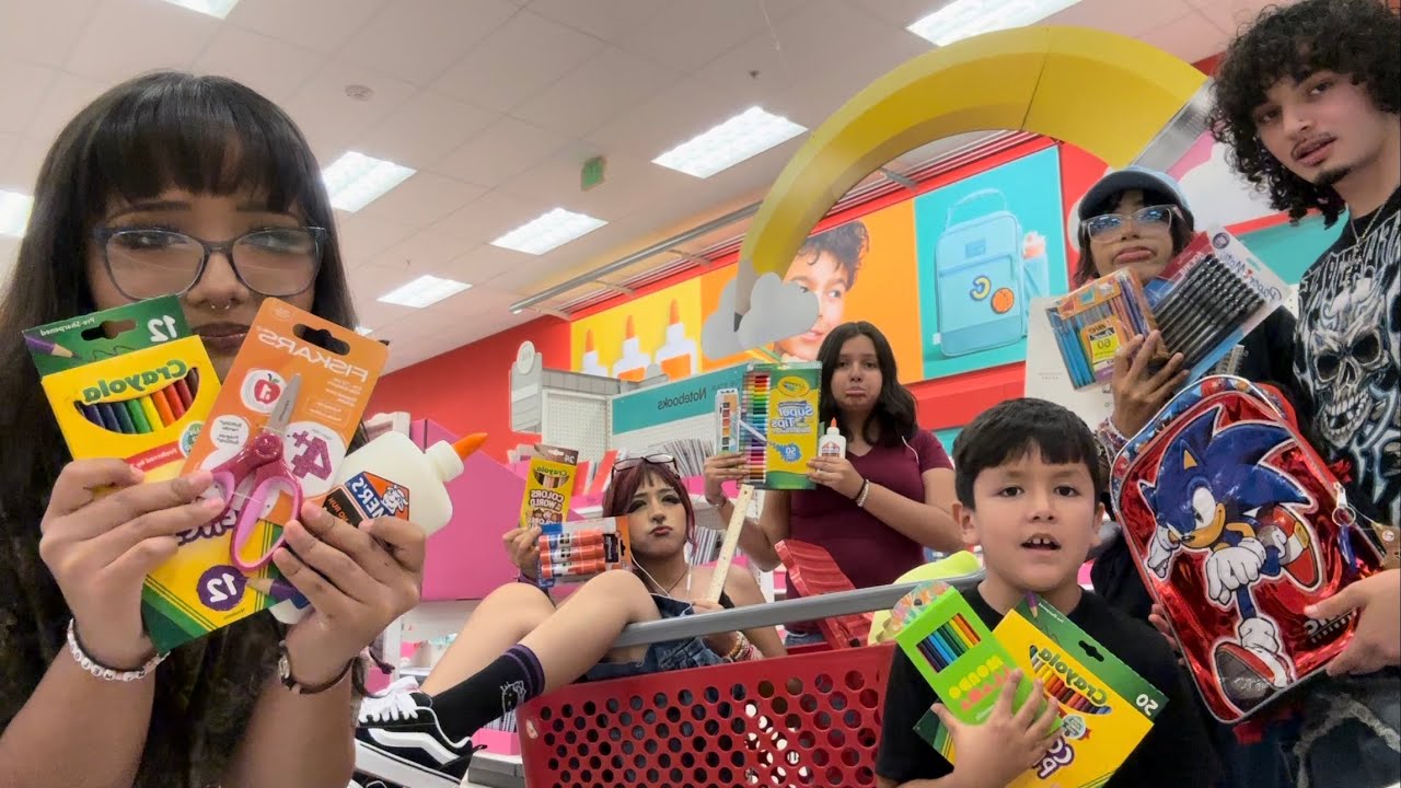 ОТВЕЗЕМ С ДЕТЯМИ В ШКОЛУ ЗА ПОКУПКАМИ!!