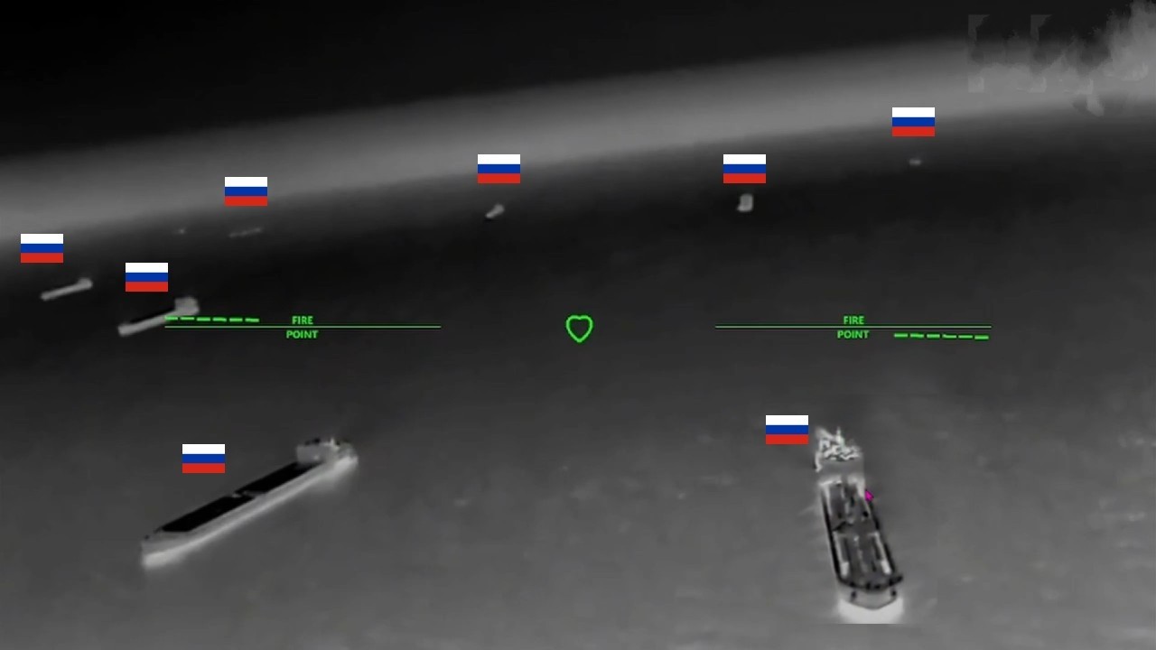 &laquo;Птицы Мадяра&raquo; нанесли удар по 8 танкерам российского теневого флота и 1 парому в Азовском море.