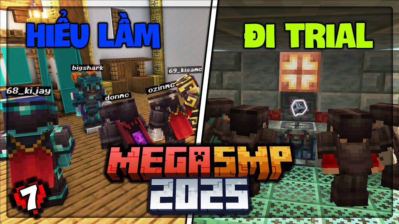 MINECRAFT SMP 2025 | Nhóm Tôi Bị Anh BigShark Hiểu Lầm Và Sau Đó Đi Tìm Heavy Core | Tập 7