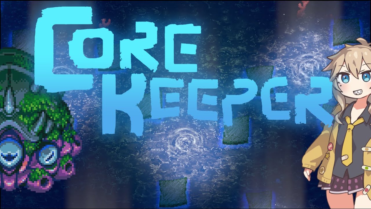 【Core Keeper】遠くからオモロス倒すよ(^･ω･)ฅD･･･→