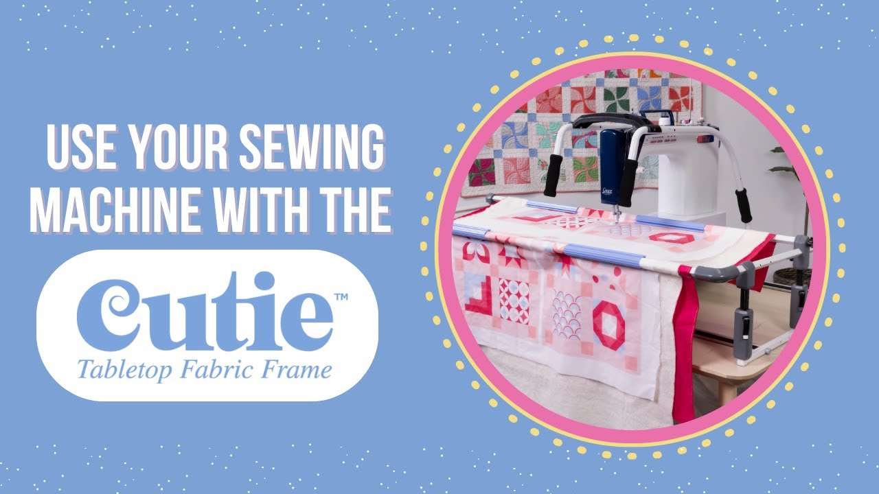 How to Use Your Domestic Machine on the Cutie Frame