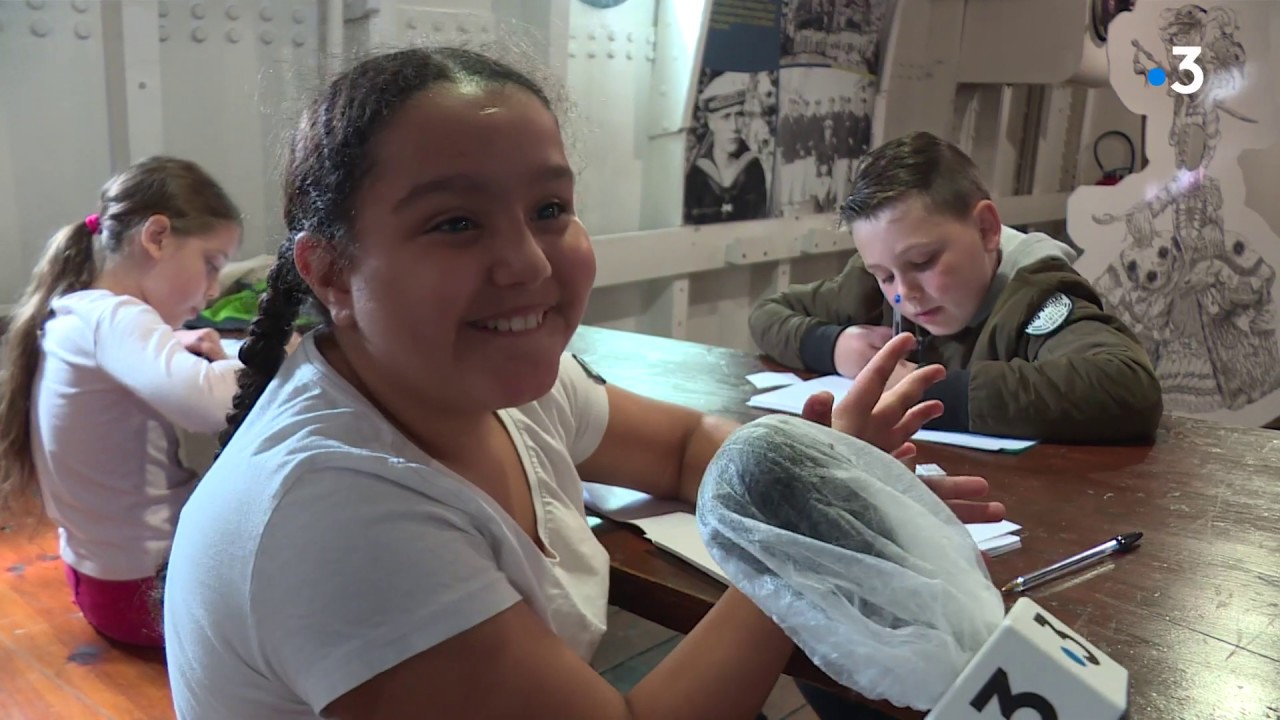 Dunkerque : le gréement Duchesse Anne accueille les enfants pour des 