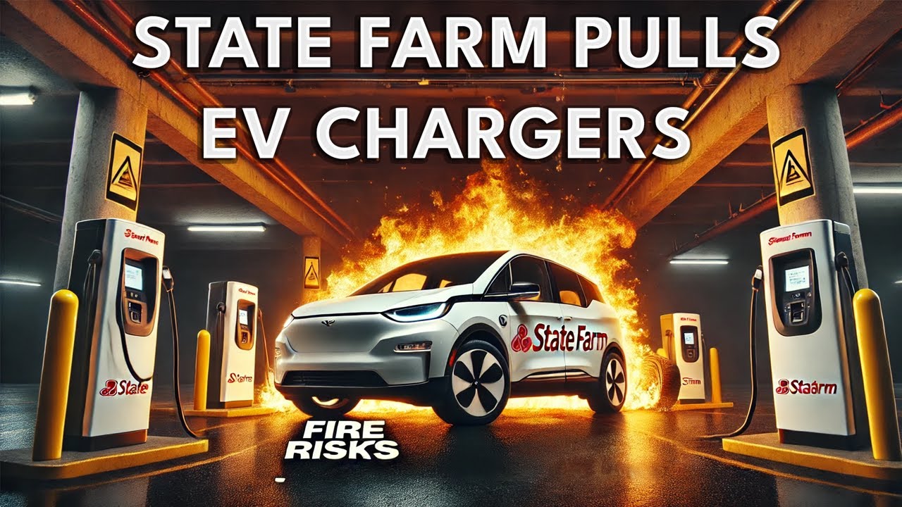 State Farm: EV Chargers Removed Over Fire Risks