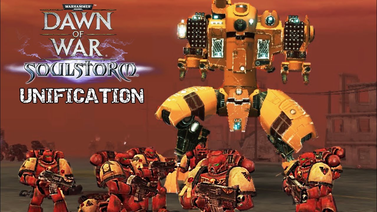 Unification Mod | TAU & Blood Ravens vs Chaos! - Survival / Warhammer 40K: Dawn of War: Soulstorm