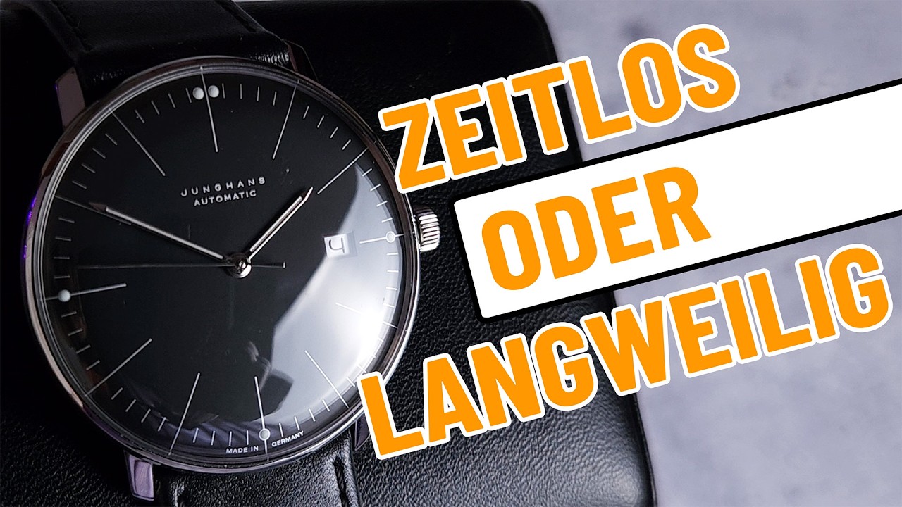Weniger ist mehr - Junghans MAX BILL - Bauhaus pur am Handgelenk #Watch & Friends #2
