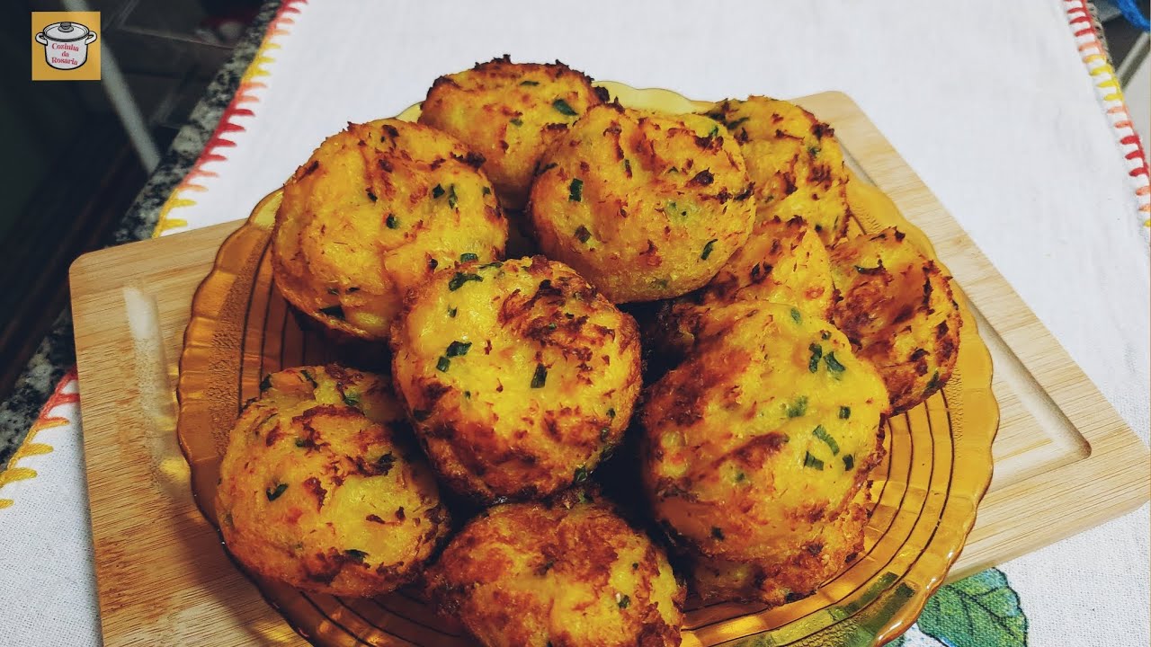 Bolinho de Milho Verde Recehado na Airfryer - Cozinha da Rosária