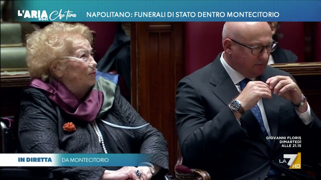 Funerali di Giorgio Napolitano, la commozione della nipote Sofia: 