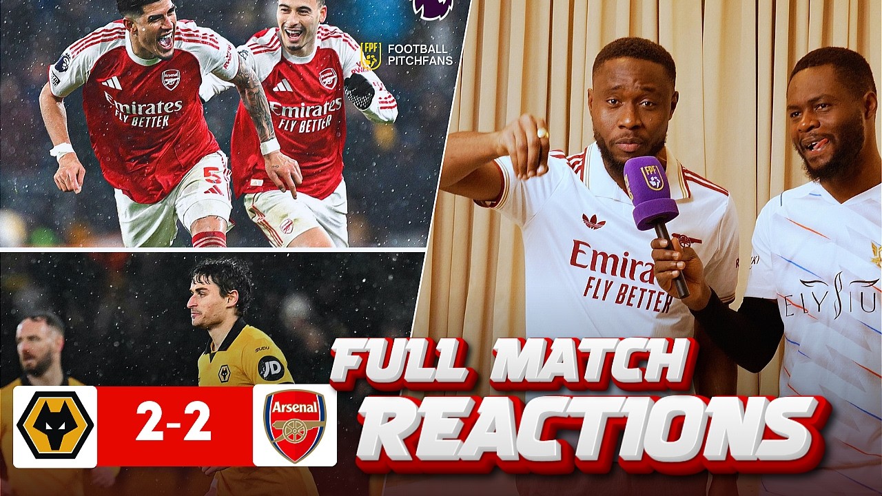 WOLVES 2-2 ARSENAL | FULL FANS RACTIONS