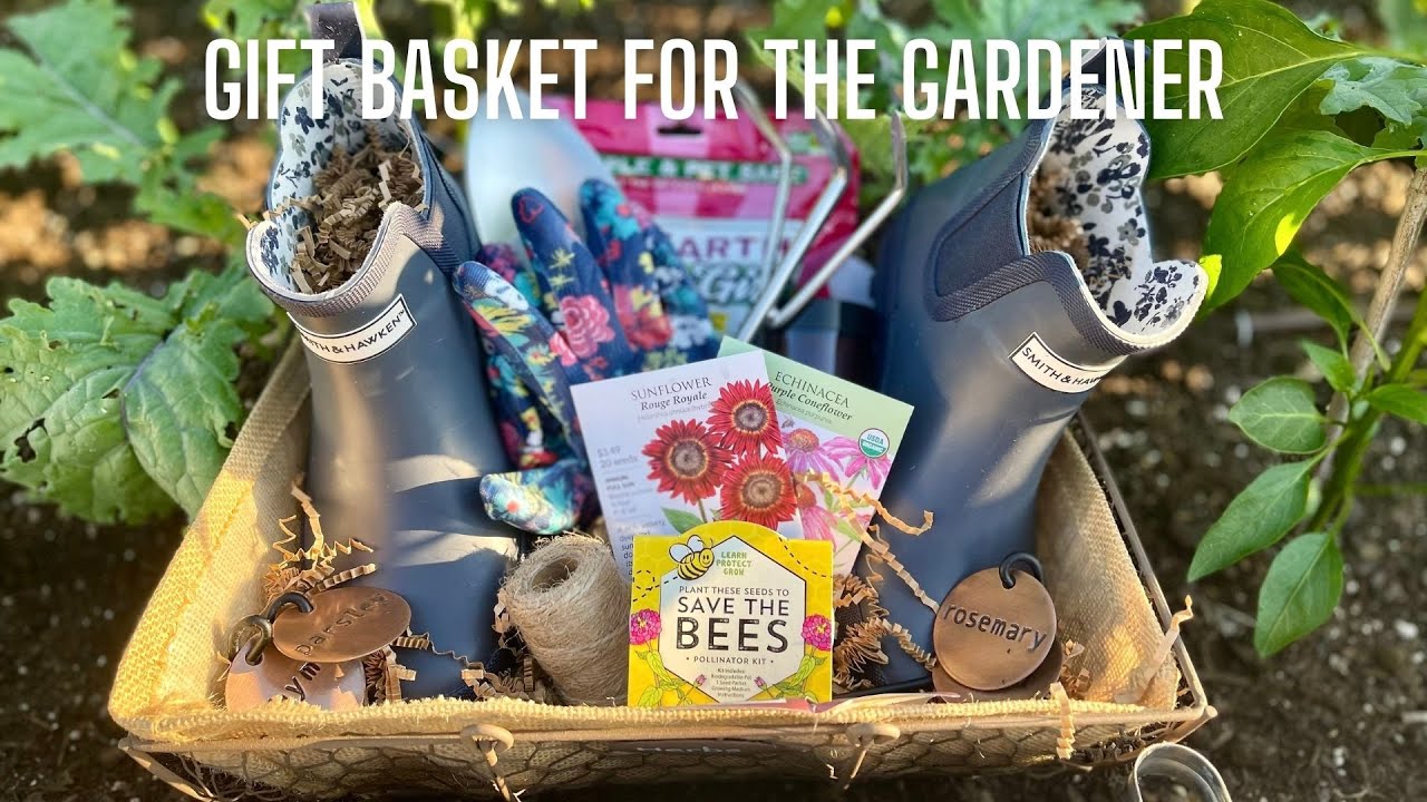 GARDENER GIFT BASKET IDEAS || DIY GARDEN GIFT BASKET