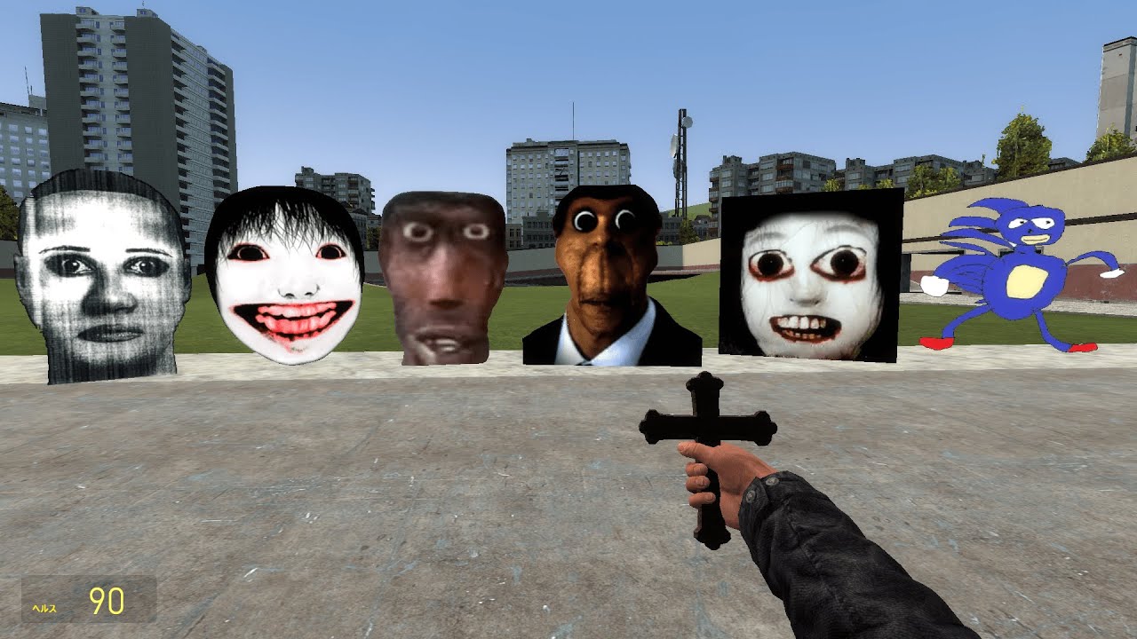 Using the crucifix on nico's nextbots in Gmod