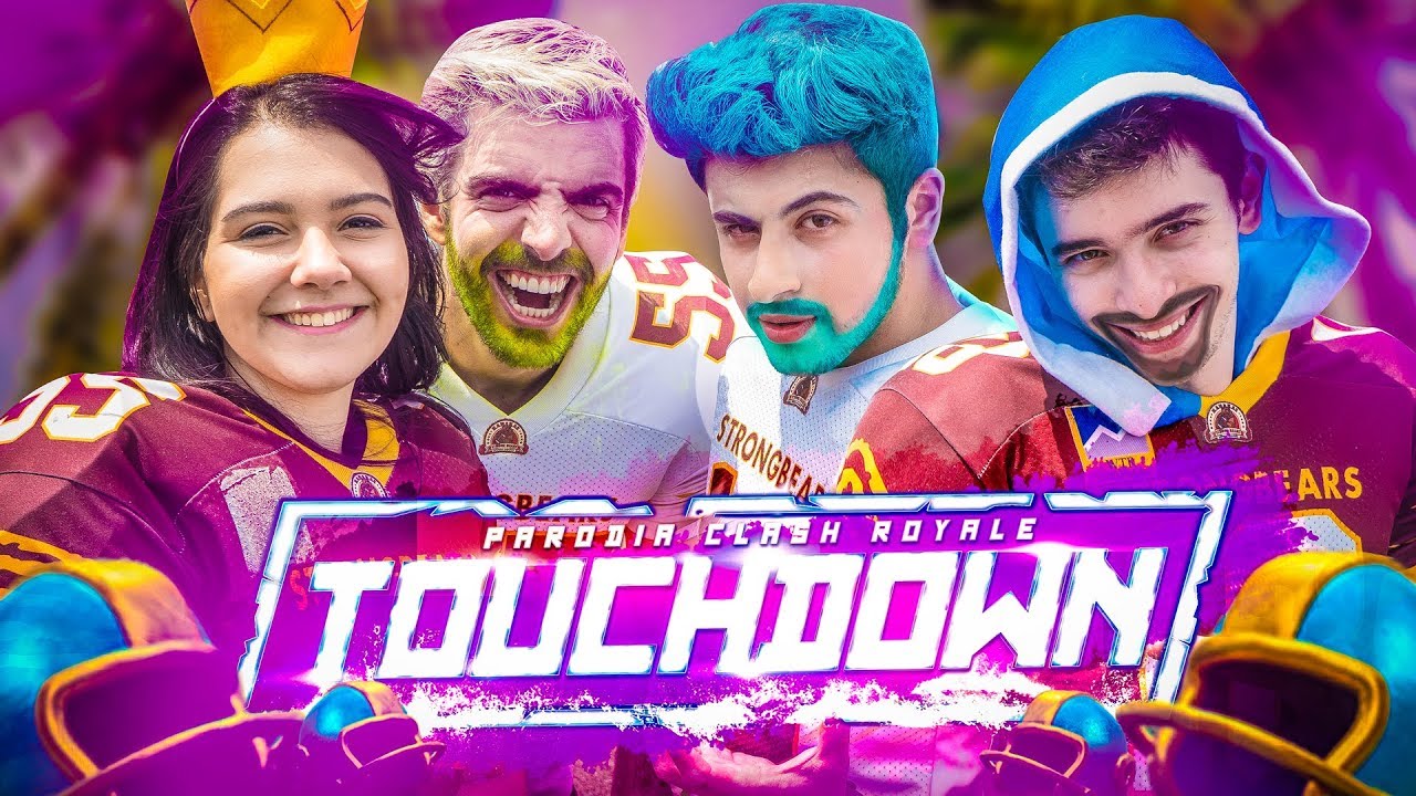 PARÓDIA CLASH ROYALE - TOUCHDOWN | ft. FLAKES, CAJU, CAUE | Pabllo Vittar - Corpo Sensual