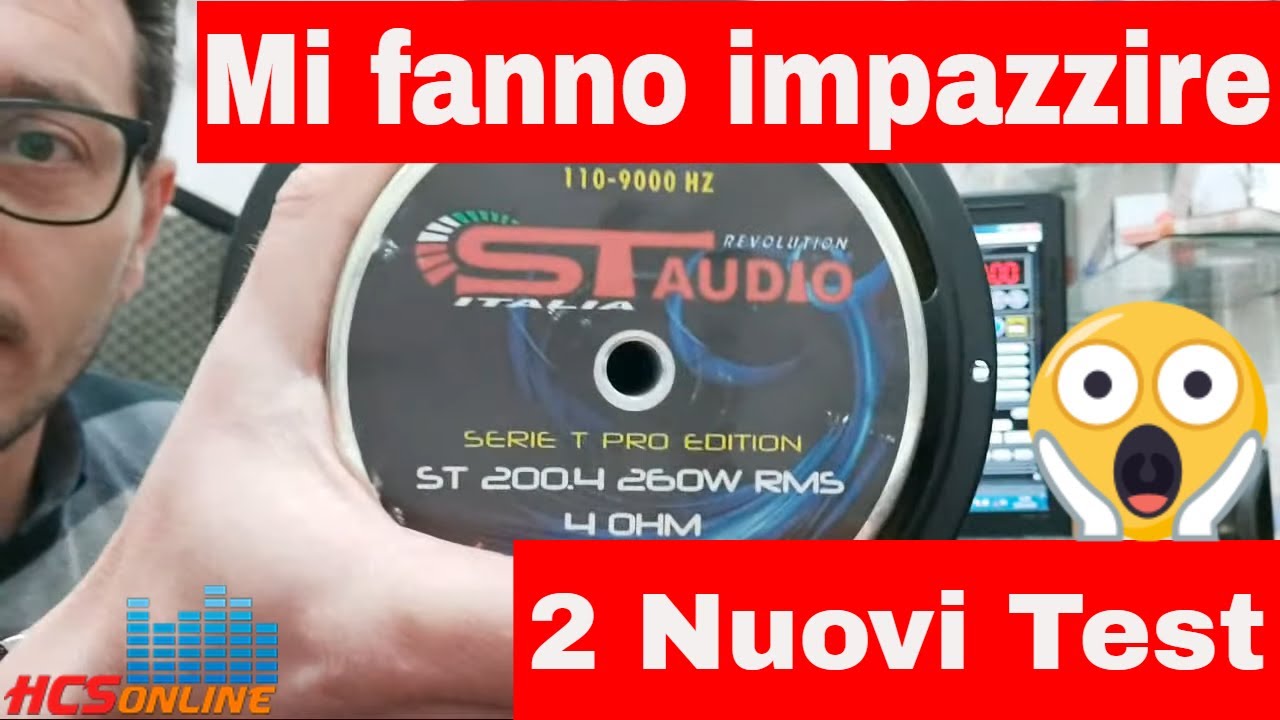 Due Nuovi Test Woofer 20 Cm