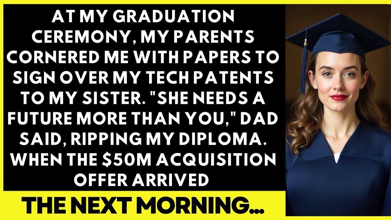 At my Graduation, My Parents Demanded I Give Up My Tech Patents To My Sister. But I...Reddit Family