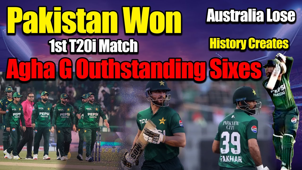 Pakistan Beat Australia by 22 Runs | Historic Win After 7 Years | Salman Ali Agha Power Hitting