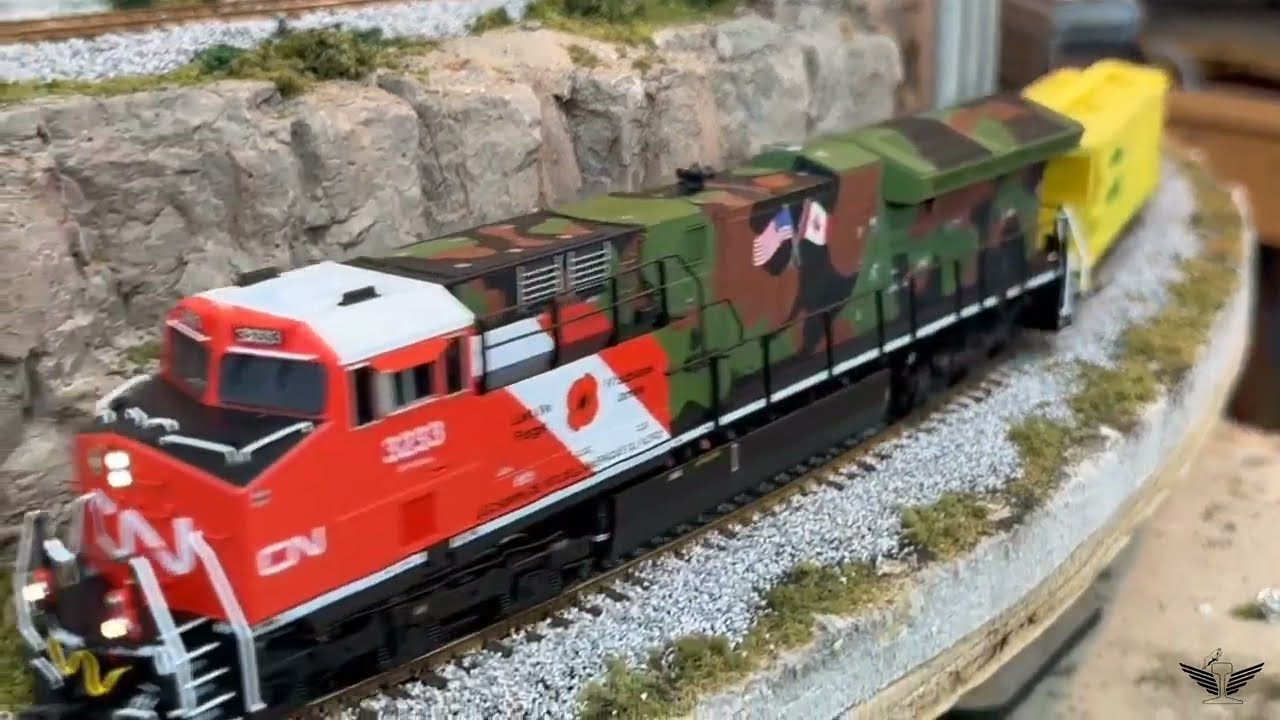 Intermountain Canadian National Veterans Unit ET44AC TIER 4 HO SCALE