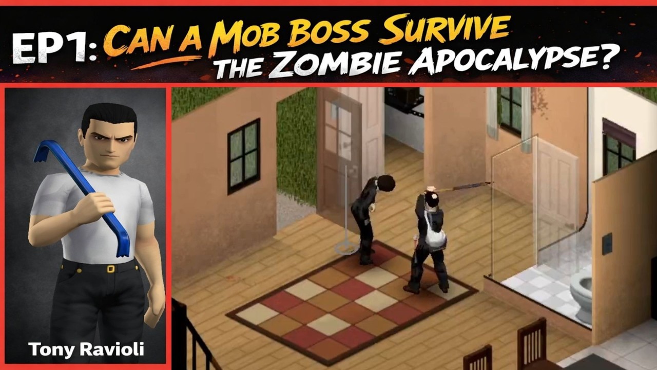 Can a CRIME BOSS survive PROJECT ZOMBOID? | Episode 1 - Tony Ravioli
