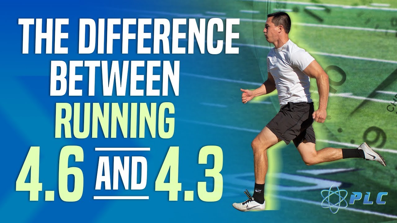 How To Run A Faster 40: Comparing 4.6 And 4.3 40 Yard Dash 