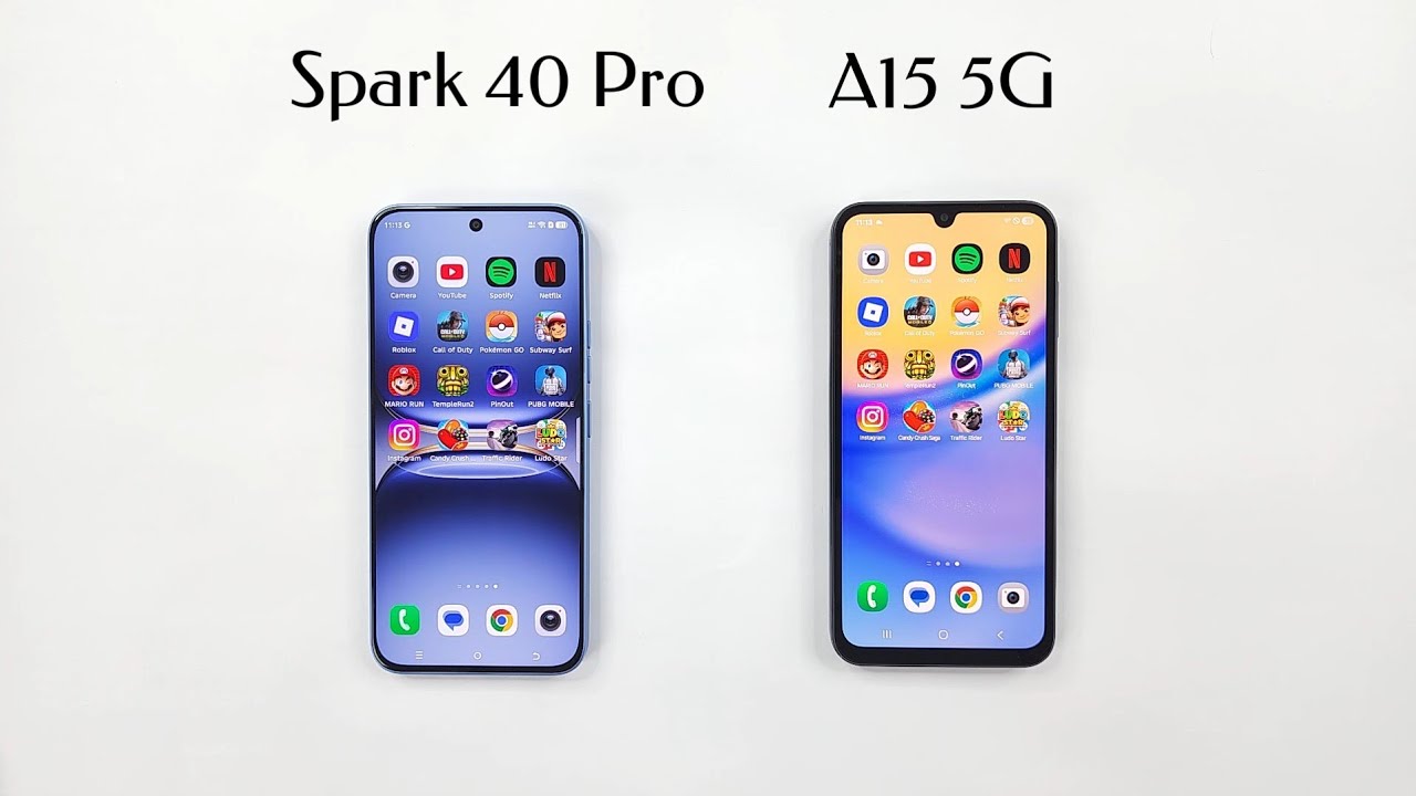 Samsung A15 5G vs Tecno Spark 40 Pro - SPEED TEST!