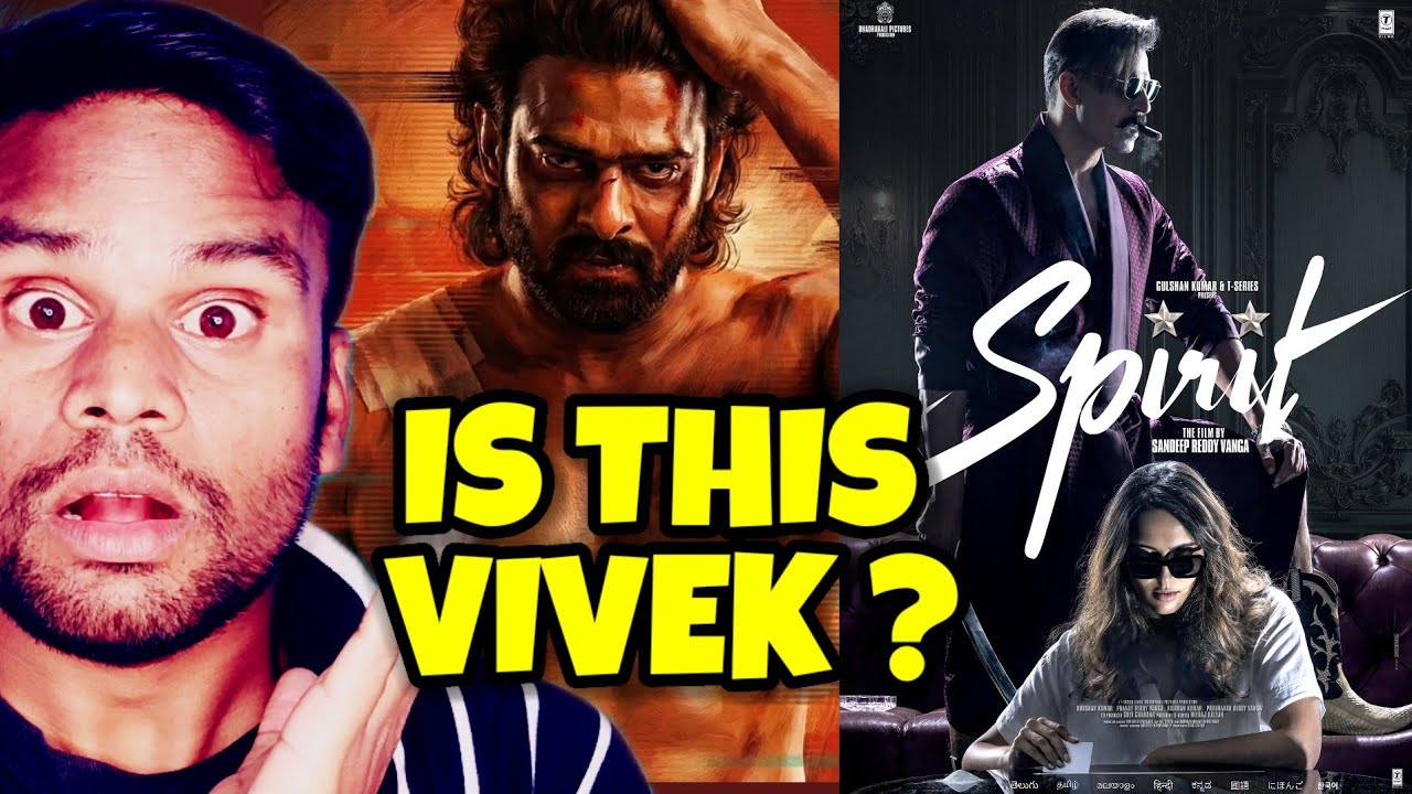 SPIRIT Movie New Poster Reaction Review | Prabhas | Vivek Oberoi | Sandeep Reddy Vanga |Kamal Kumar