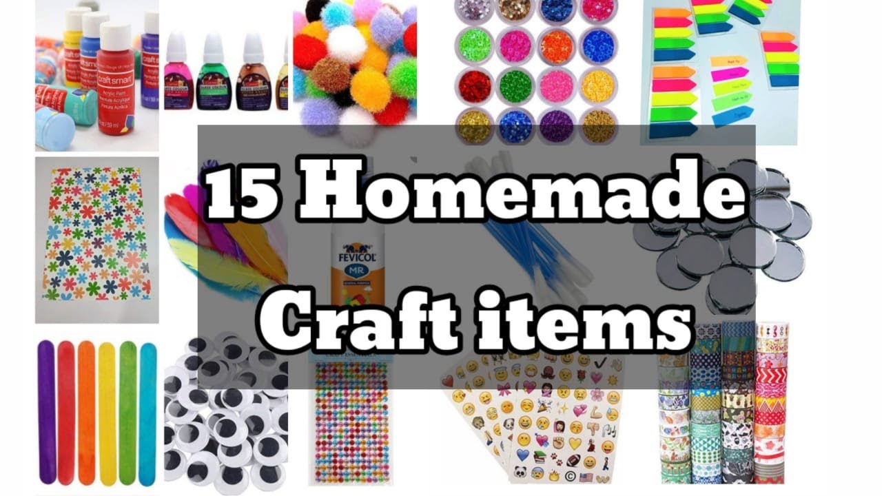 DIY 15 Homemade Craft Items in tamil | Art And Craft items| Craft With Iniya.