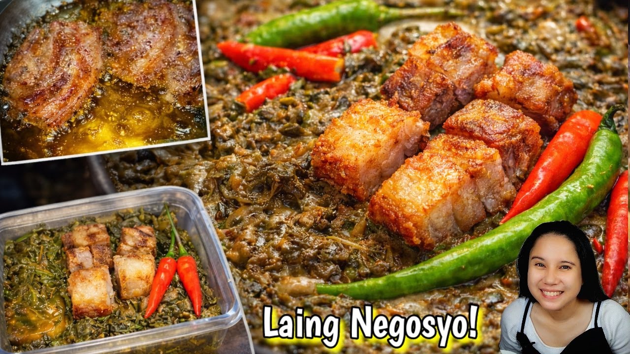 Laing + Lechon Kawali Combo 🤤 Perfect Ulam Pang-Negosyo!
