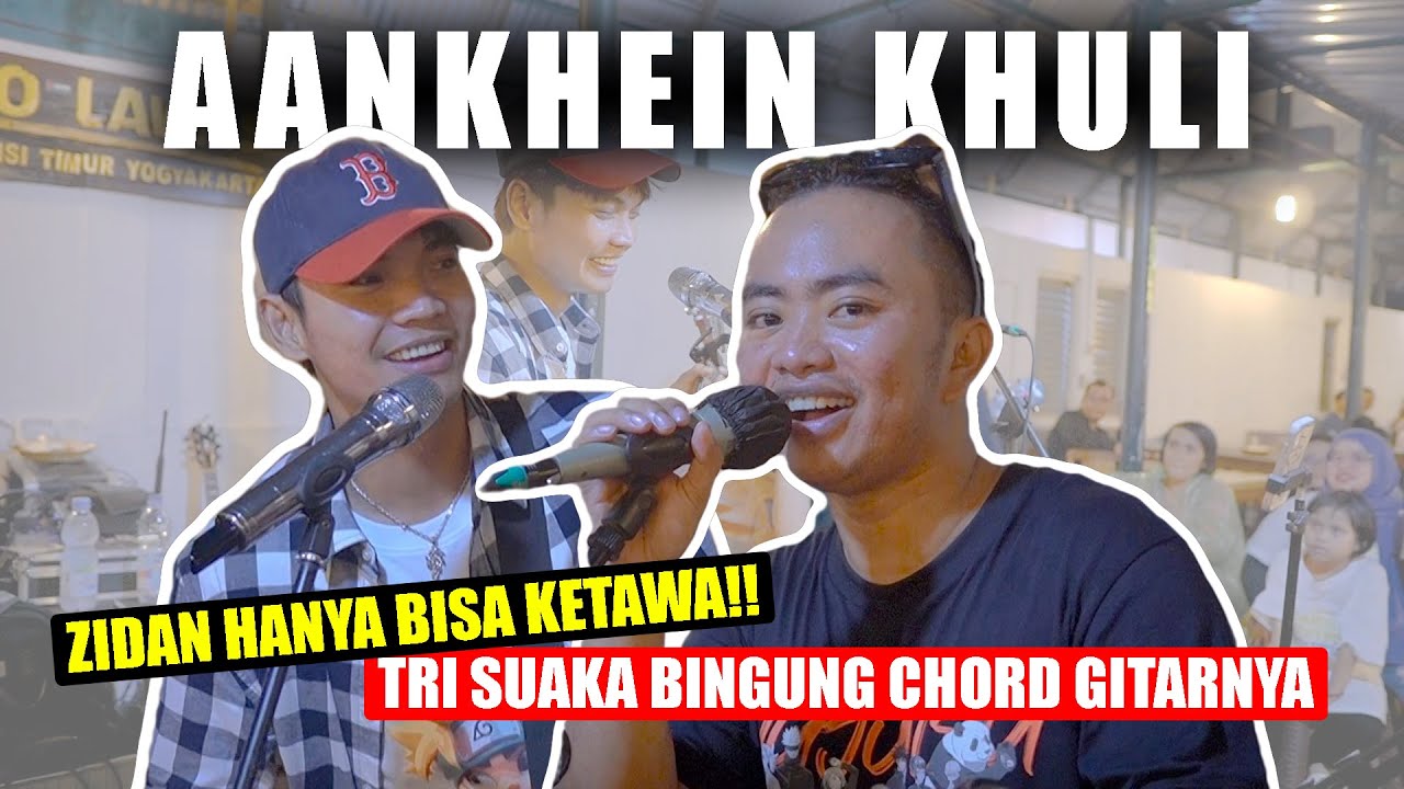 MENDADAK INDIA !! TRI SUAKA BINGUNG CHORD GITARNYA!! AANKHEIN KHULI - SHAH RUKH KHAN (Live Ngamen)