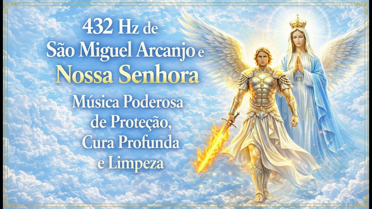 O MANTO PROTETOR: 432 Hz e Nossa Senhora para BLINDAR sua vida contra TODO o mal! 🛡#MúsicasCatólicas