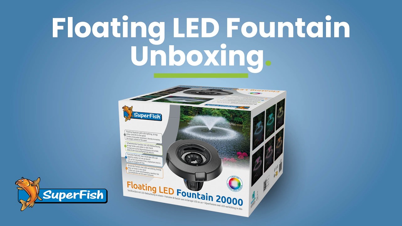 SuperFish | Floating LED Fountain Unboxing