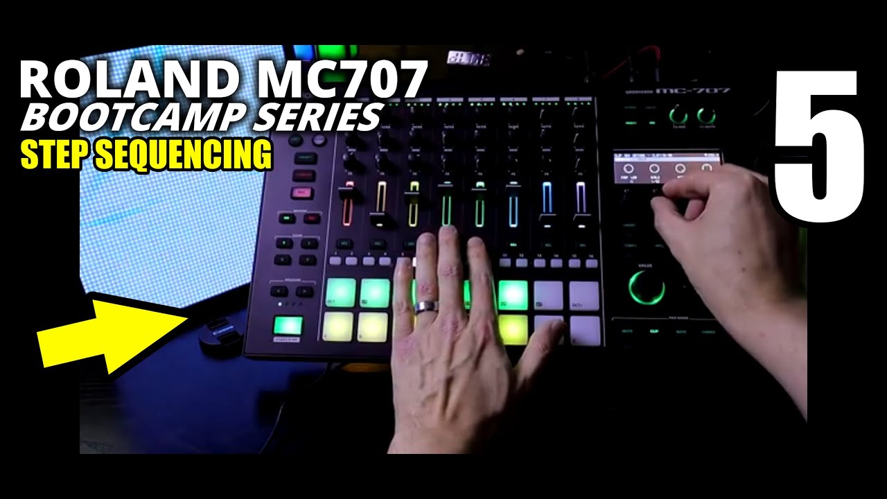 Mc707 Boot Camp Part 5 – Step Sequencing // Roland Mc-707 Tutorial