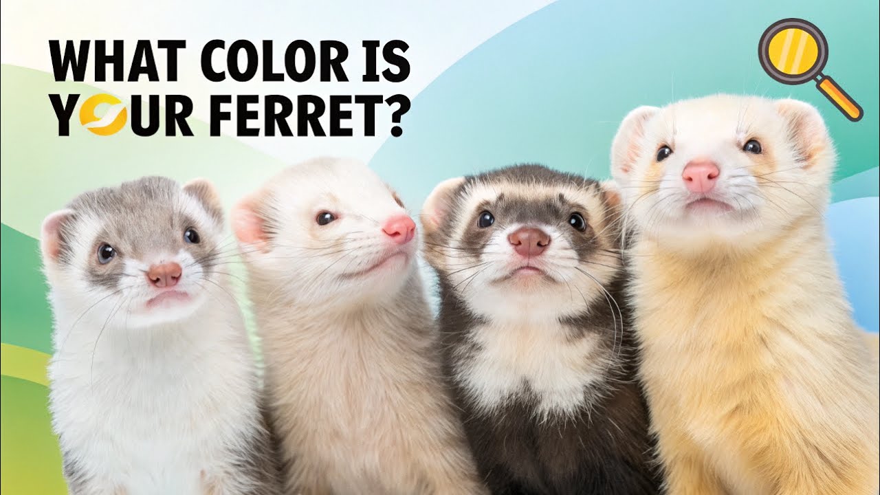 Ferret Colors EXPLAINED 🐾 | Complete Ferret Identification Guide