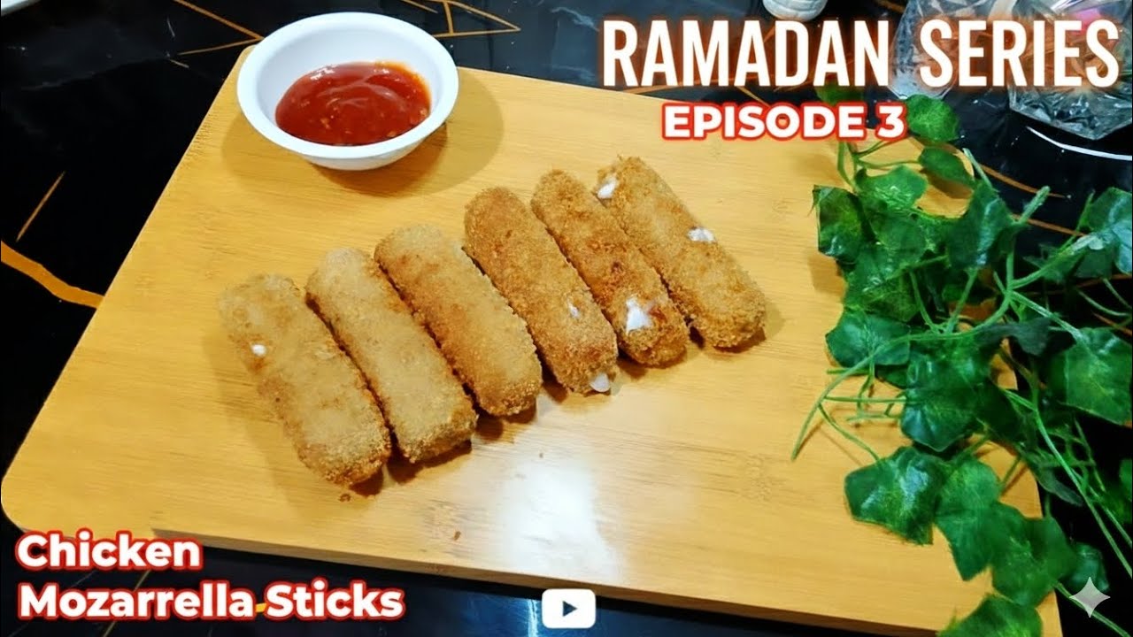 Mozzarella Sticks mai twist 😌 | It turned out so yummy 🤤| Episode 3 of Ramadan Series ♥️