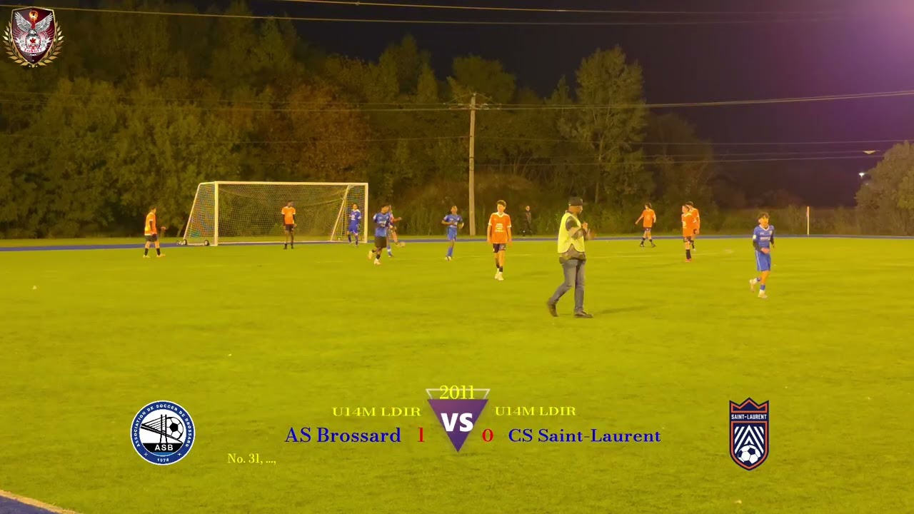 AS Brossard U14 M LDIR 2011 vs CS Saint Laurent  U14 M LDIR 2011 le 1er octobre 2025 Match amical