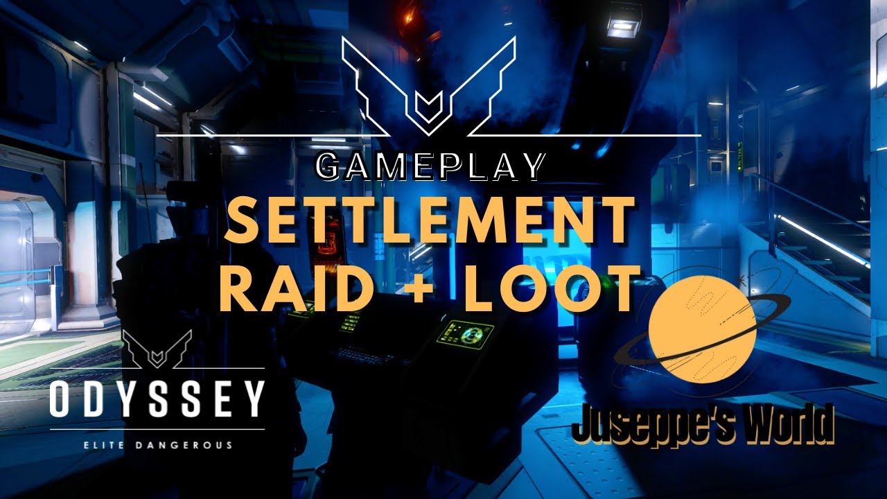 Elite Dangerous Odyssey / Settlement Raid Mission Playthrough