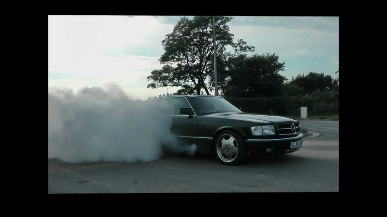 Burnout AMG W126 560 sec