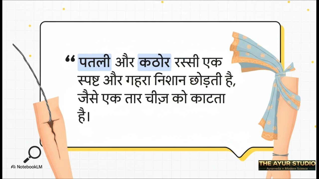 Decoding LIGATURE MARKS in Hanging (Typical, Atypical & False Marks) | Hindi |The Ayur Studio|Part-2