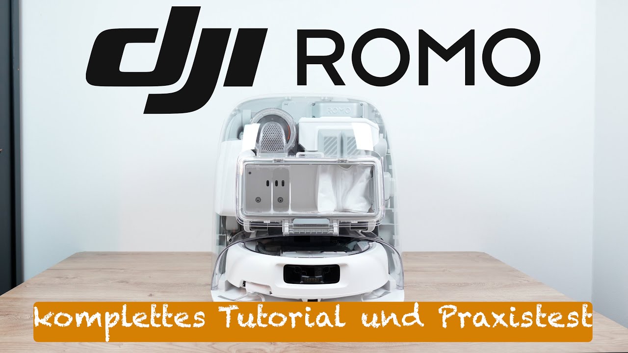 DJI ROMO - komplettes Tutorial und Praxistest zum Dji Saug- und Wischroboter Deutsch