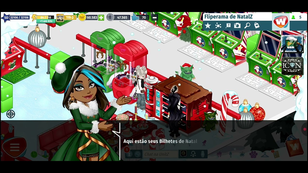 missão Fliperama natalz woozworld 