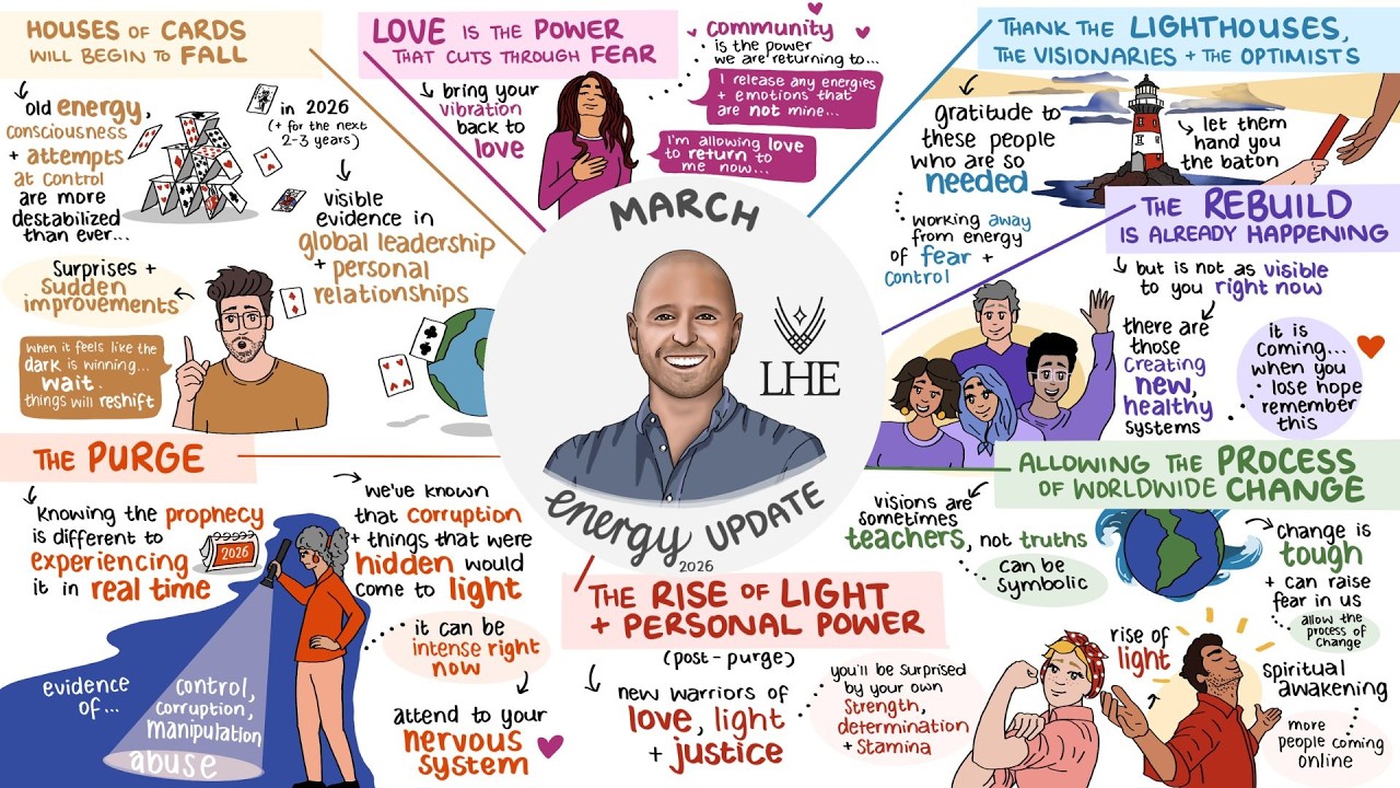 March 2026 Energy Update 🎨 Mind Map Version
