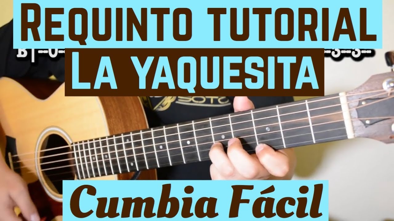 La Yaquesita - Requinto / Intro Tutorial de Guitarra ( Cumbia ) TABS