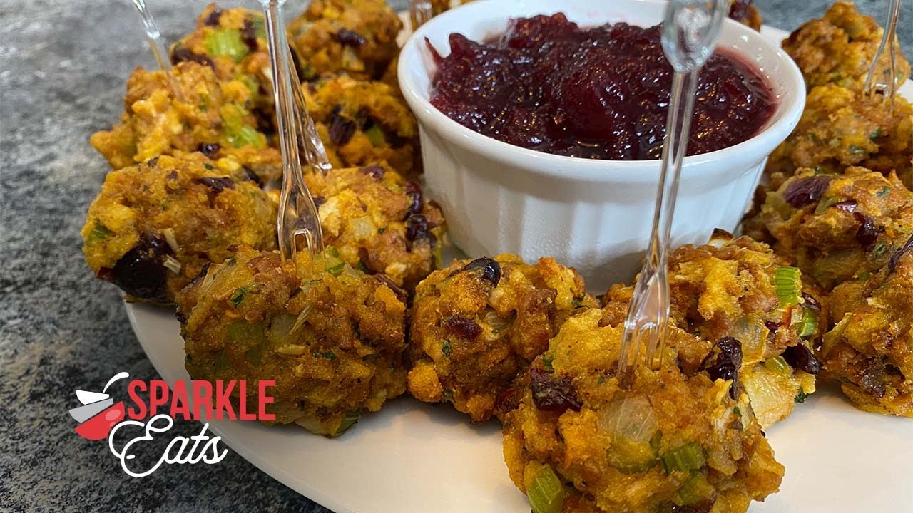 Thanksgiving Leftover Sausage Stuffing Balls