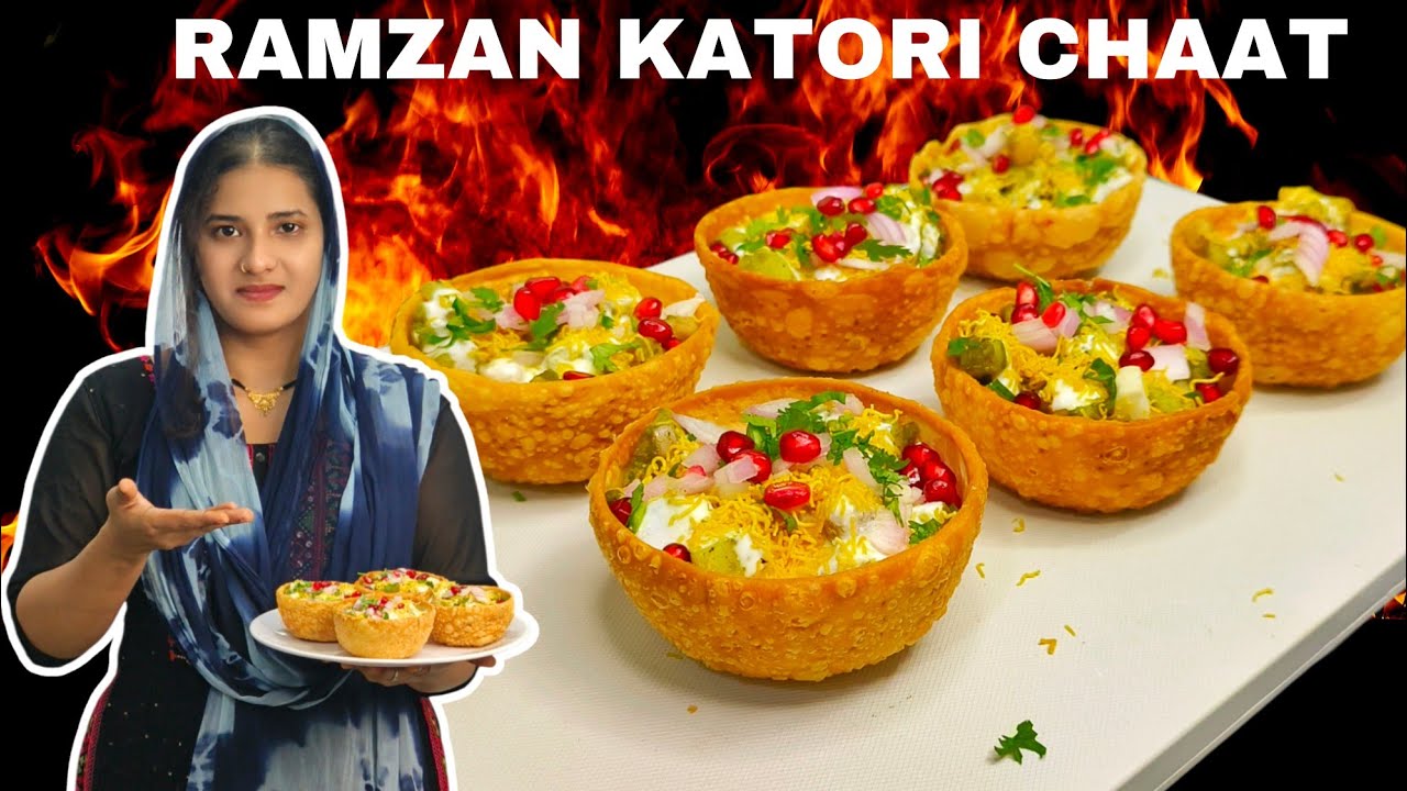 Ramzan Special Katori Chaat Recipe 🌙 | Crispy Aloo Katori Chaat | Iftar Chaat | Ramadan Special