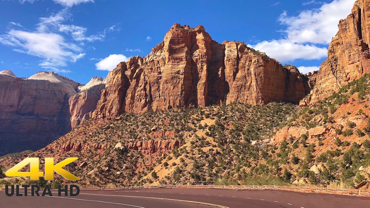 The Wonder of Zion National Park | 4K Relaxing Scenic Drive | Utah Route 9