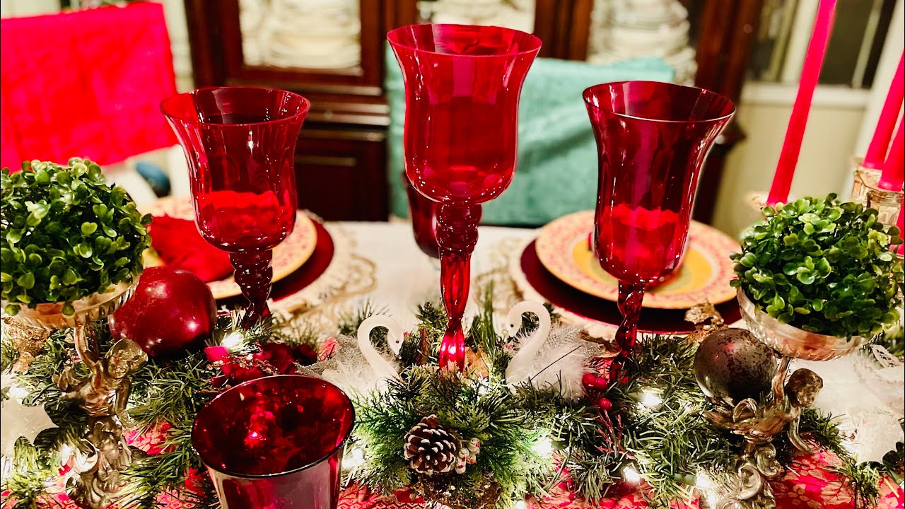 Traditional Christmas Decoration With  Me￼￼/ Tutorial Unique DIY Napkins Folding/ Decorate A Chair 