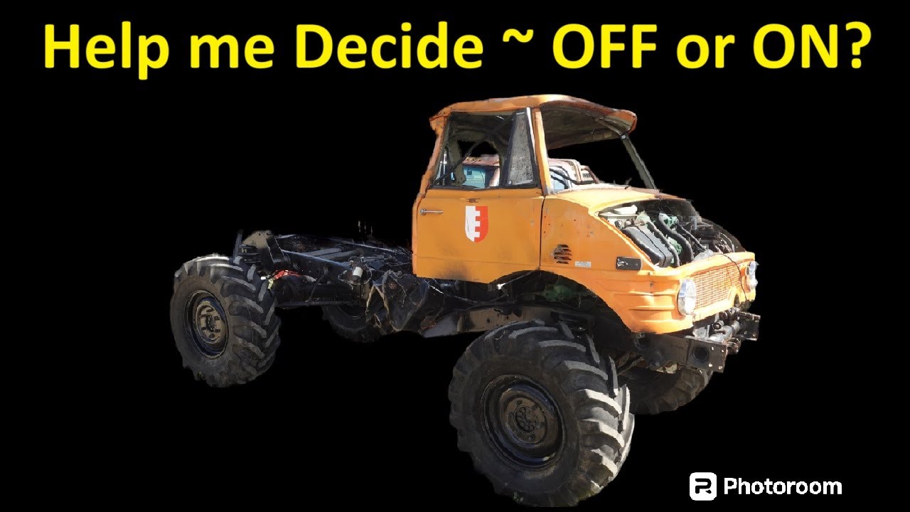 Unimog 416 ~ TAKE IT OFF or LEAVE IT ON?? ~ ~  Classic Restored Mercedes ~ Crunched by EX Wife!